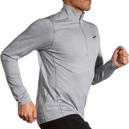 Brooks Dash Half Zip Long Sleeve 211492 035 Side