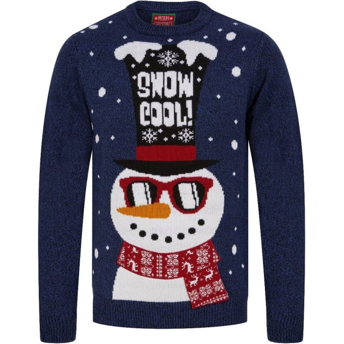 Christmas Snowman Shades Jumper 1A17384 INK