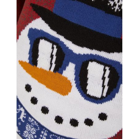 Christmas Snowman Shades Jumper 1A17384 Red Details 1