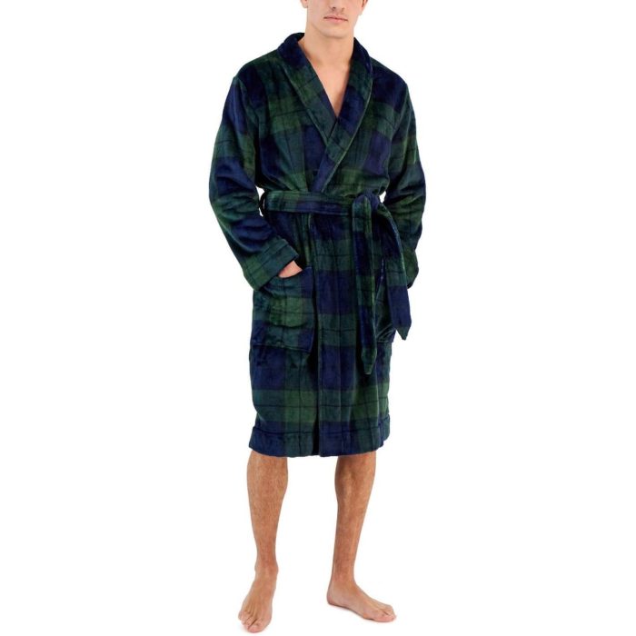 Club Room Long Sleeve Dressing Robe 100132036