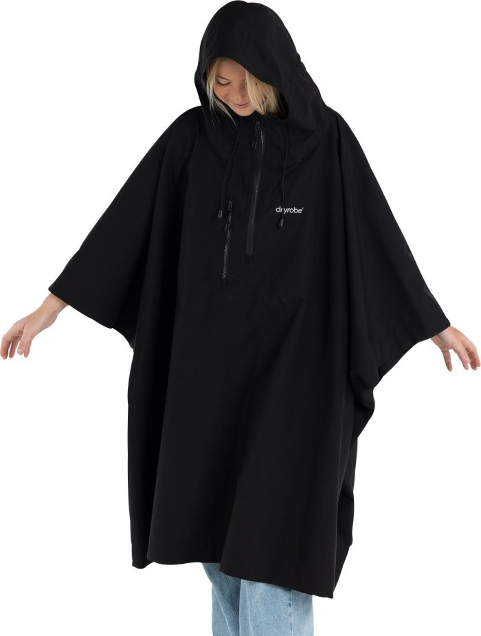 Dryrobe Waterproof Poncho A OS PON BK