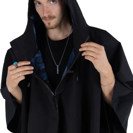 Dryrobe Waterproof Poncho A OS PON BK Details 5