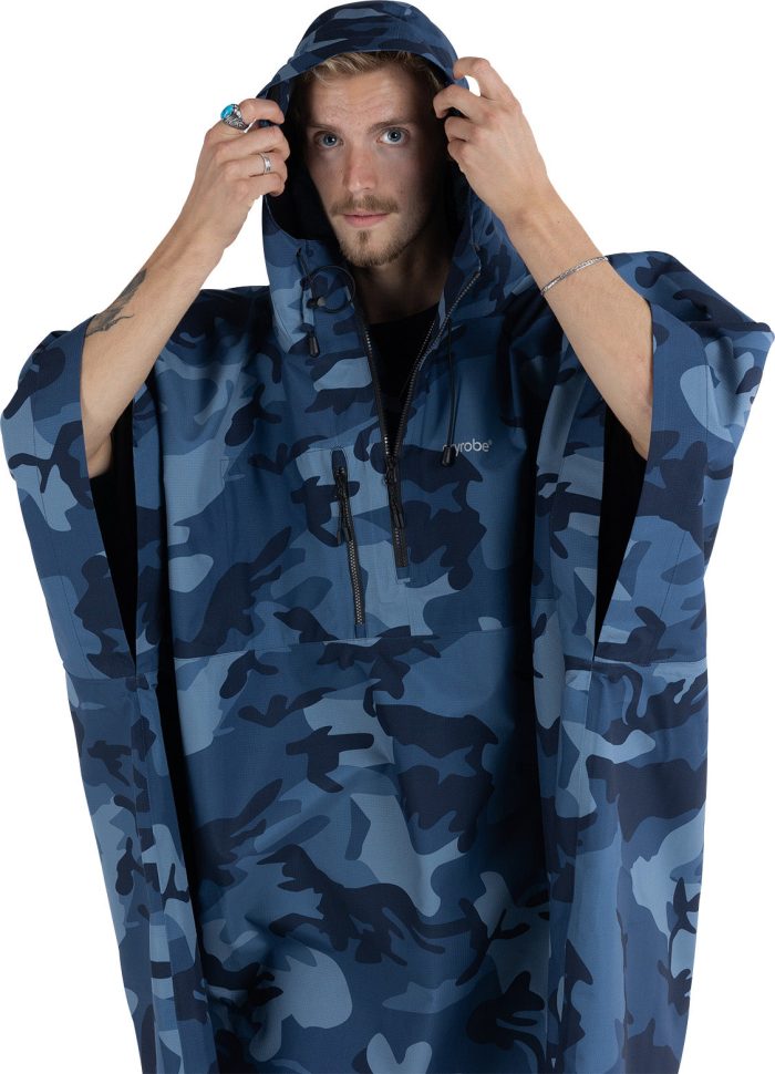 Dryrobe Waterproof Poncho A OS PON BL CAM Details 1