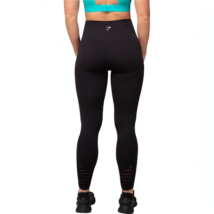 Gymshark Energy Seamless Long Tights GLLG5040 BK Back