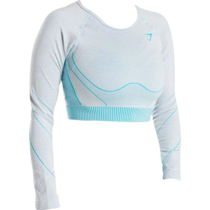 Gymshark Hyper Amplify Crop Long Sleeve GLCT4458 LFT 2