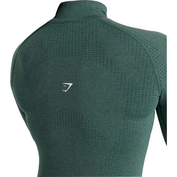 Gymshark Vital Seamless Half Zip B1A4C EBDK AI1 Details