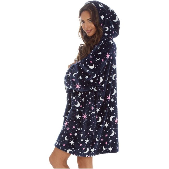 Huggable Hoodie Star Moon Celestial 34B1920 Side