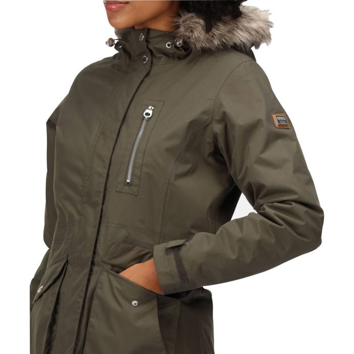 Regatta Serleena Insulated Waterproof Jacket RWP283 41C Details 2