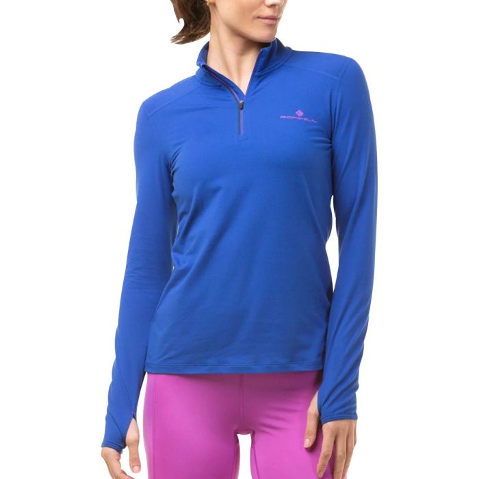 Ronhill Core Thermal Half Zip Long Sleeve 007098 01056 Front