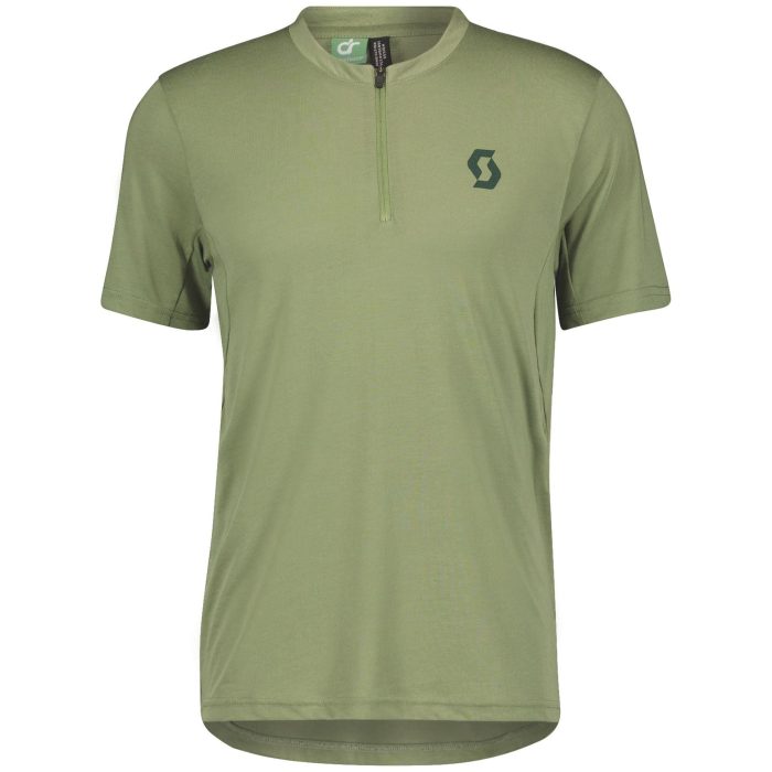 Scott Trail Flow Dri Zip Short Sleeve 289416 7057