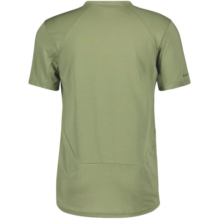 Scott Trail Flow Dri Zip Short Sleeve 289416 7057 Back