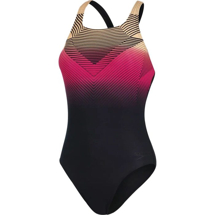 Speedo Digital Placement Medalist Swimsuit 8 12199H046 Front