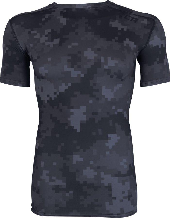 TCA Pro Performance Camo Short Sleeve MDCS S 37 Black