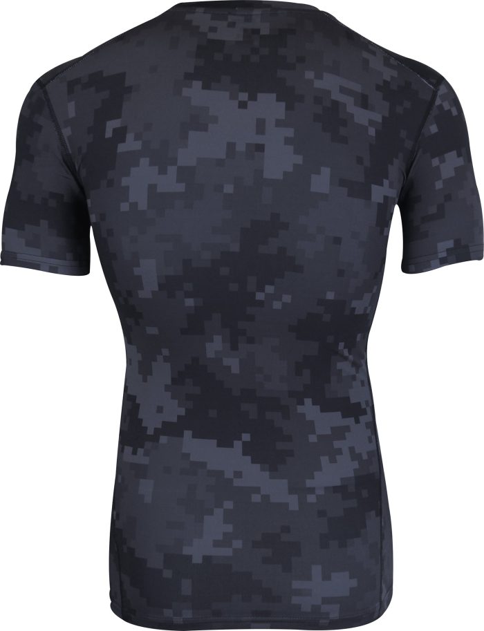 TCA Pro Performance Camo Short Sleeve MDCS S 37 Black Back