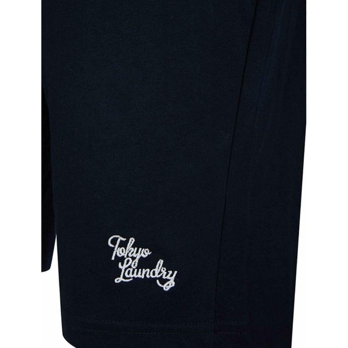 Tokyo Laundry Wearside Lounge Shorts 1Q15938R Navy Details