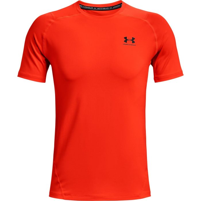 Under Armour HeatGear Fitted Short Sleeve 1361683 296 Front