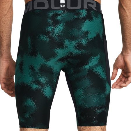 Under Armour HeatGear Long Compression Short Tights 1383323 449 Back