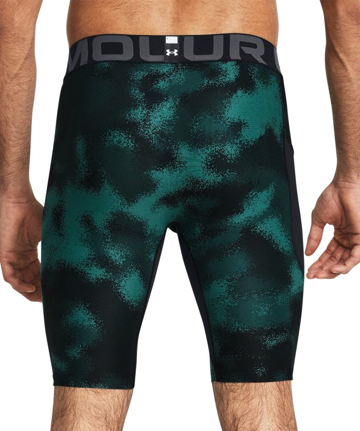 Under Armour HeatGear Long Compression Short Tights 1383323 449 Back