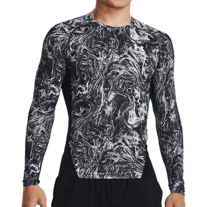 Under Armour HeatGear Printed Compression Long Sleeve 1370325 012