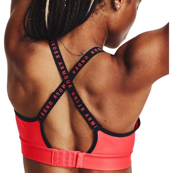 Under Armour Infinity Mid Covered Sports Bra 1363353 629 Back