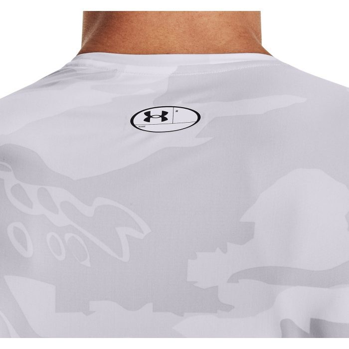 Under Armour Iso Chill Compression Prined Short Sleeve 1361514 100 Details 2