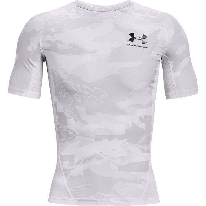 Under Armour Iso Chill Compression Prined Short Sleeve 1361514 100 Front