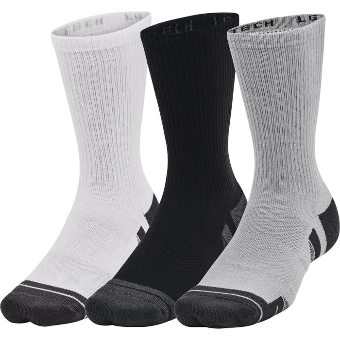 Under Armour Performance Tech 3 Pack Crew Socks 1379512 011