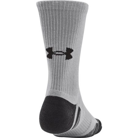 Under Armour Performance Tech 3 Pack Crew Socks 1379512 011 Back