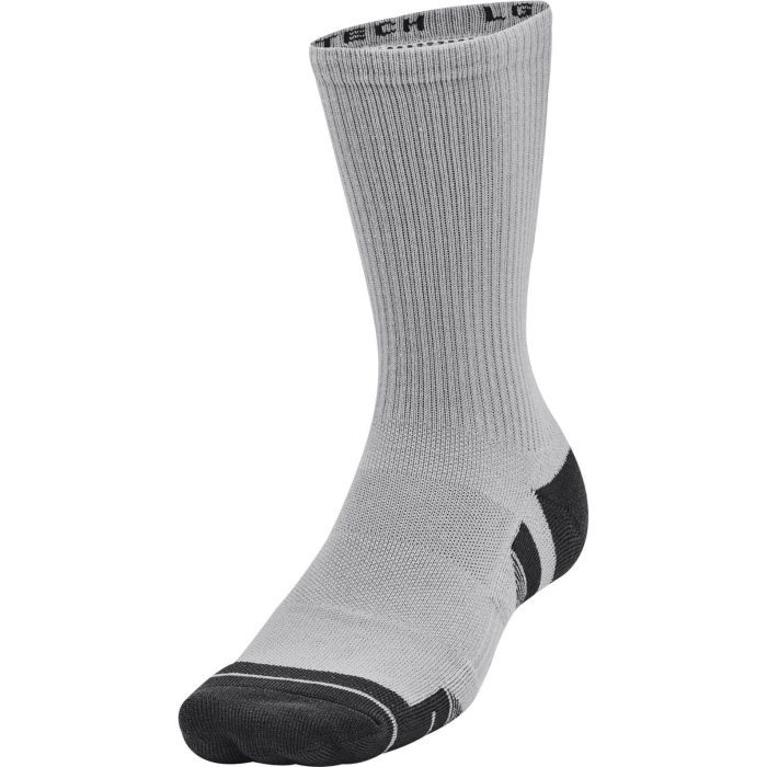 Under Armour Performance Tech 3 Pack Crew Socks 1379512 011 Front