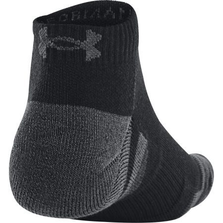 Under Armour Performance Tech 3 Pack Low Cut Socks 1379504 001 Back