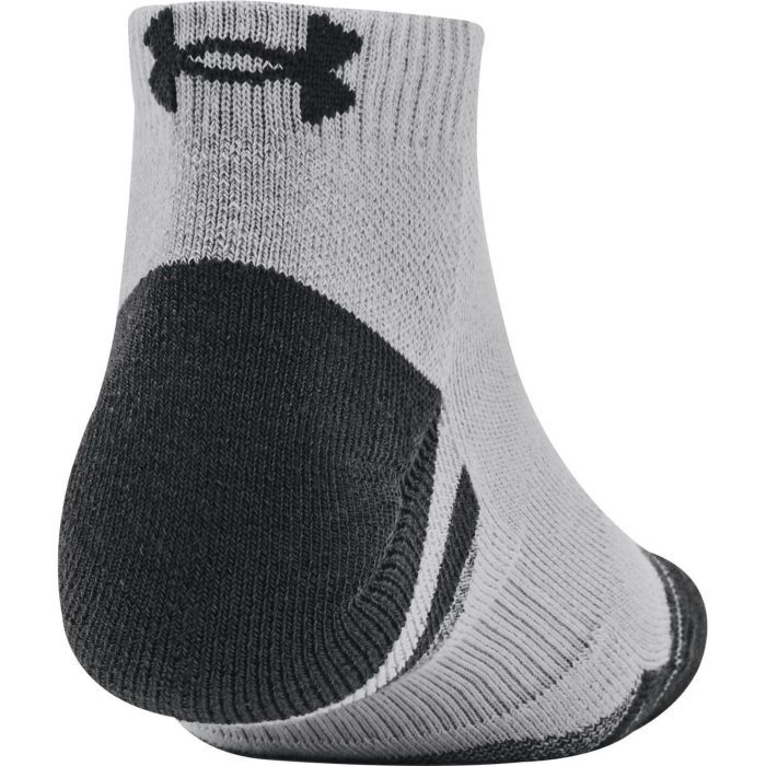 Under Armour Performance Tech 3 Pack Low Cut Socks 1379504 011 Back