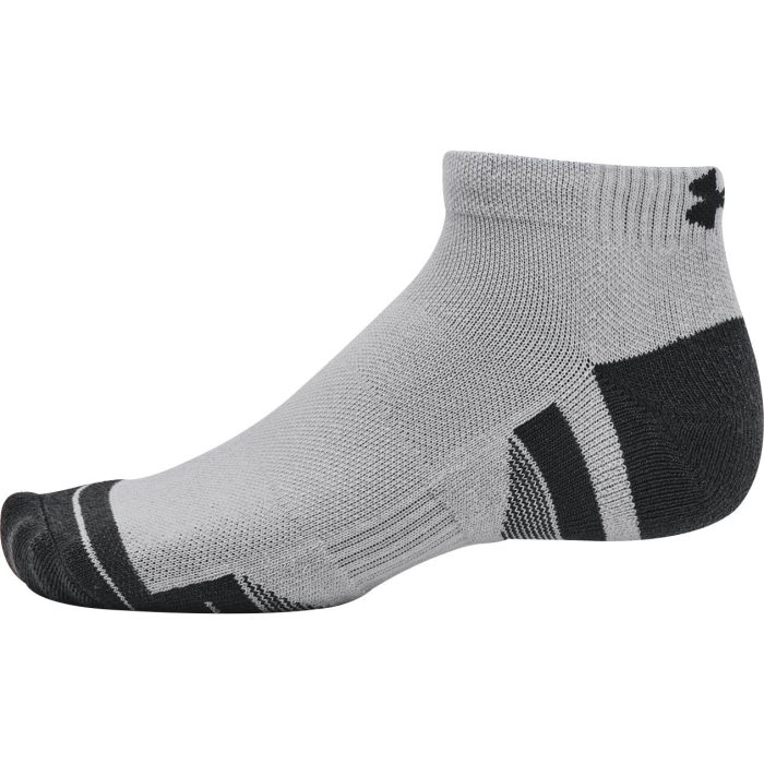 Under Armour Performance Tech 3 Pack Low Cut Socks 1379504 011 Side