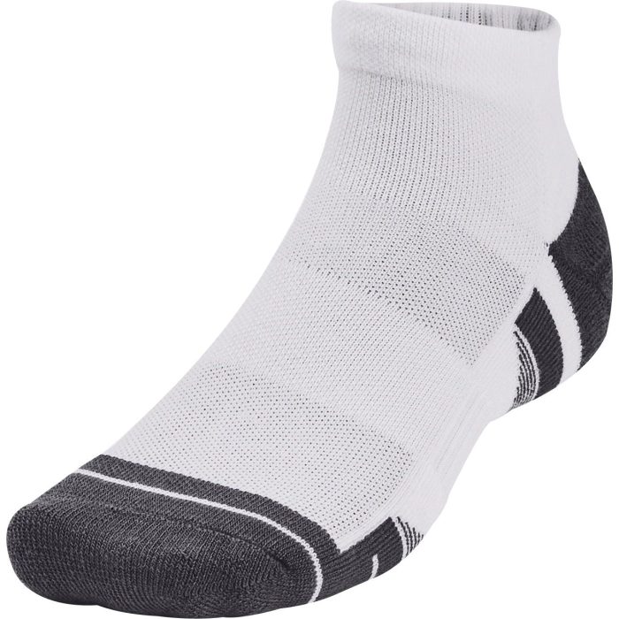 Under Armour Performance Tech 3 Pack Low Cut Socks 1379504 100 Front