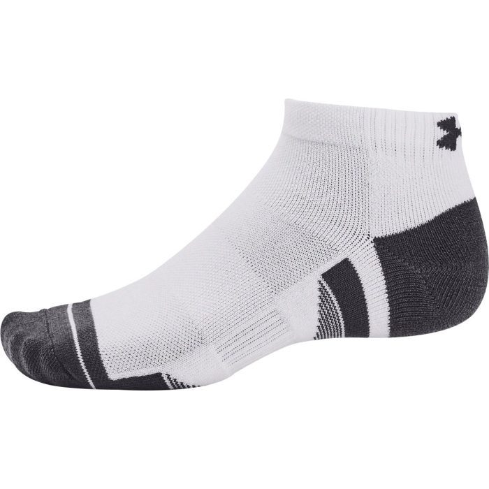 Under Armour Performance Tech 3 Pack Low Cut Socks 1379504 100 Side