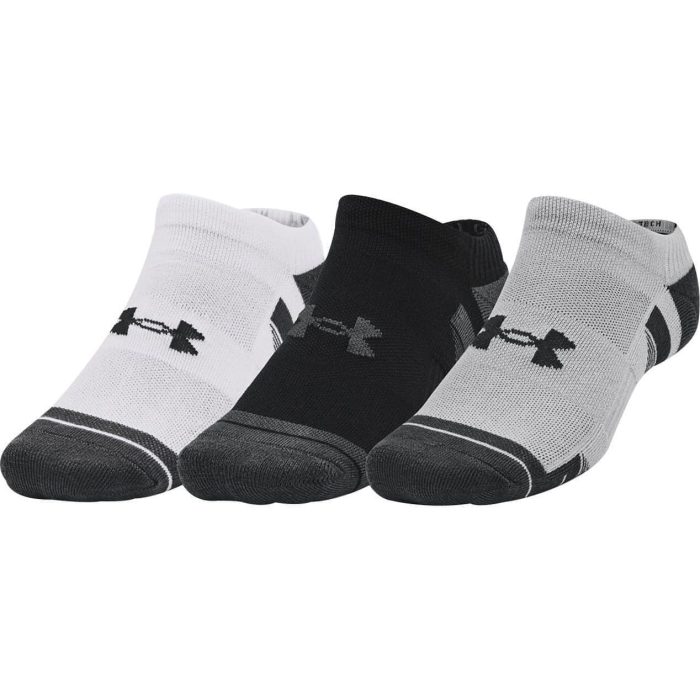 Under Armour Performance Tech 3 Pack No Show Socks 1379503 011