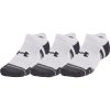 Under Armour Performance Tech 3 Pack No Show Socks 1379503 100