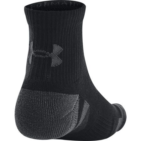 Under Armour Performance Tech 3 Pack Quarter Socks 1379510 001 Back