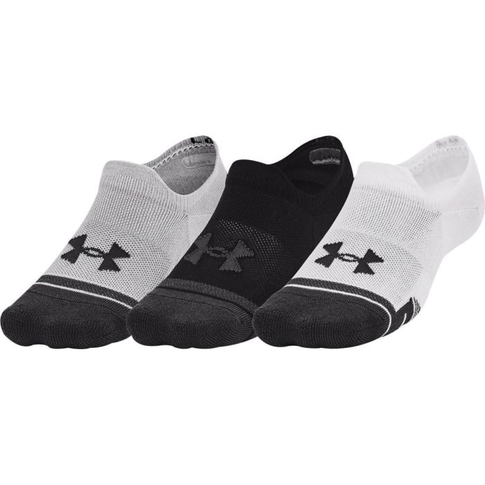 Under Armour Performance Tech 3 Pack ULtra Low Tab Socks 1379502 011