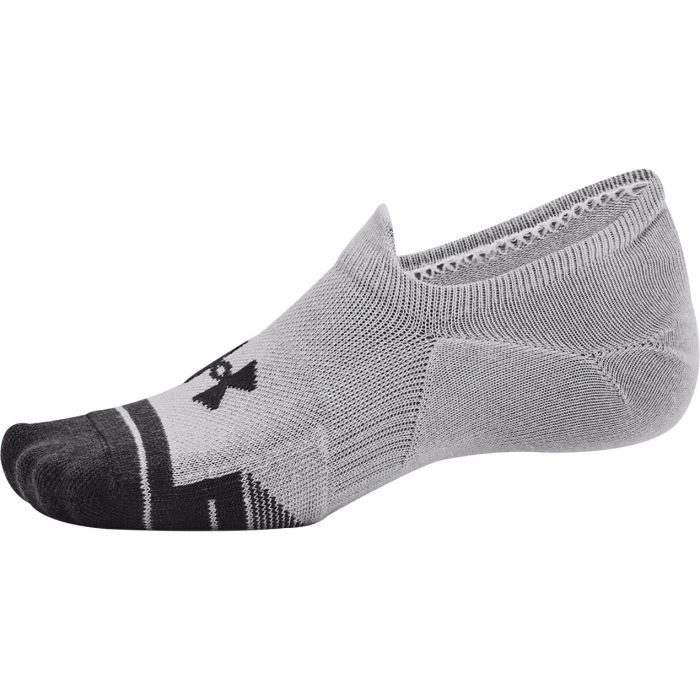 Under Armour Performance Tech 3 Pack ULtra Low Tab Socks 1379502 011 Side