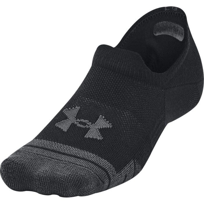 Under Armour Performance Tech 3 Pack Ultra Low Tab Socks 1379502 001 Front