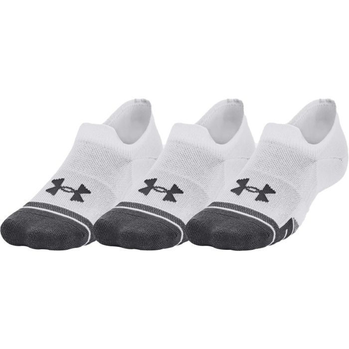 Under Armour Performance Tech 3 Pack Ultra Low Tab Socks 1379502 100