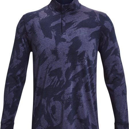 Under Armour Playoff Jacquard Half Zip Long Sleeve 1381003 410 Front