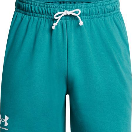 Under Armour Rival Terry 6 Inch Shorts 1382427 464 Front