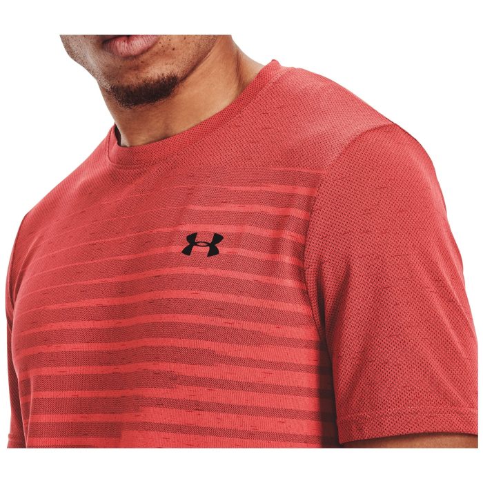 Under Armour Seamless Fade Short Sleeve 1361133 690 Details 1