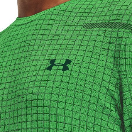 Under Armour Seamless Grid Short Sleeve 1376921 316 Details 1