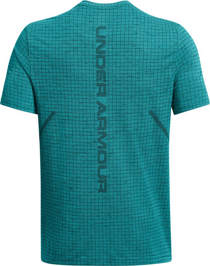 Under Armour Seamless Grid Short Sleeve 1376921 464 Back2