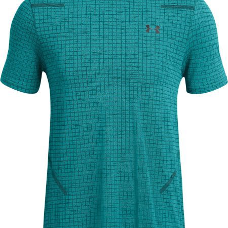 Under Armour Seamless Grid Short Sleeve 1376921 464 Front