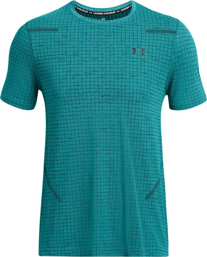 Under Armour Seamless Grid Short Sleeve 1376921 464 Front