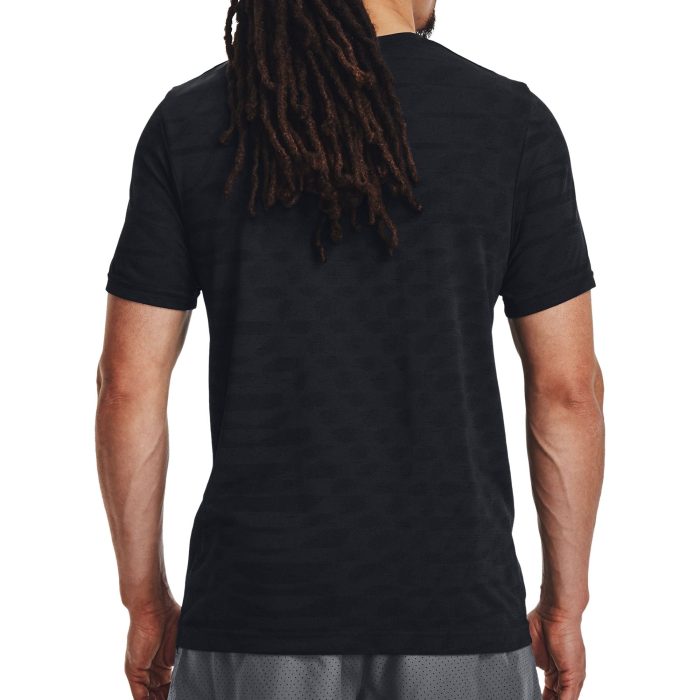 Under Armour Seamless Ripple Short Sleeve 1379281 001 Back