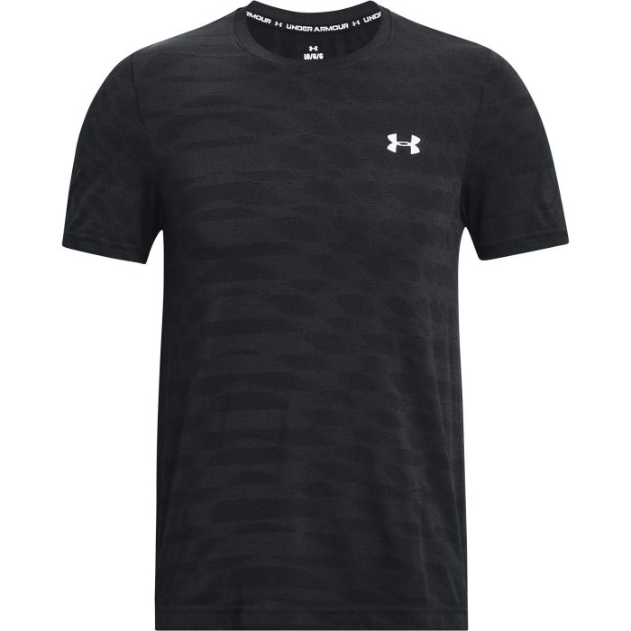 Under Armour Seamless Ripple Short Sleeve 1379281 001 Front